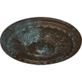 thumbnail image 3 of 28"OD x 2 3/4"P Stockport Ceiling Medallion (Fits Canopies up to 6 1/4"), Hand-Painted Bronze Blue Patina, 3 of 6