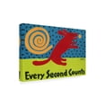 thumbnail image 2 of Hillary Vermont Pet Designs for Humans 'Every Second Counts' Canvas Art, 2 of 3