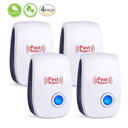 Tutti Ultrasonic Pest Repeller Plug In 4 Pack  Safe For Humans And Pets