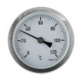 thumbnail image 1 of Stainless Steel Gas Grill Analog Bimetall Thermometer Mount 120°C Calibration, 1 of 8