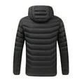 thumbnail image 3 of Vedolay Parka Jacket Men Fashion Plus Size Cold Weather Outwear Thicken Jackets Black,L, 3 of 5