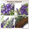 thumbnail image 2 of Lavender Wreath Front Door Spring Summer Wreaths Front Door, 20 Inch Doors Wreaths Front Doors Outside All Season, Summer Wreath Home Wall Window Party Wedding Decor Indoor Outdoor C91, 2 of 2