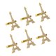 thumbnail image 5 of BESTYASH 6Ud Para Servilletas Dorados De Aleación Resistentes Para De En Eventos, 5 of 7