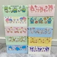 Ins Sanrio Kuromi Cinnamoroll Desktop Plastic Storage Baskets Organizer
