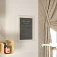 thumbnail image 4 of Flash Furniture Canterbury 18" x 24" Solid White Rustic Magnetic Wall Mounted Chalkboard, 4 of 12