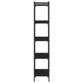thumbnail image 3 of vidaXL Bookcase 5-Tier Black 60x30x154 cm Engineered Wood, 3 of 5