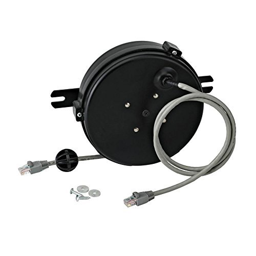 Professional Grade Retractable CAT6 Cord Reel, 20' UL/CSA Listed Cable ...