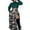 Gray, variant on Idoravan Women's Basic Versatile Skirt Women Casual Fashion Camouflage Print Zipper Slit Elastic Stretchy High Waisted Maxi Skirt