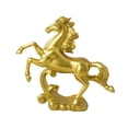 thumbnail image 3 of Estatua de caballo, figura de escritorio, pieza decorativa moderna, elegante adorno de mesa para Oro, 3 of 8