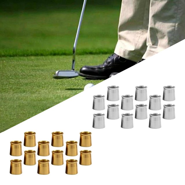 Paquete de 24 Virolas para golf, Eje para golf, Adaptador Cónica, Punta Cónica para golf, Ejes de Hierro, Accesorios para Eje de Hierro Sharpla Casquillos de hierro de golf