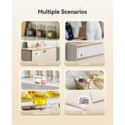 NIIMBOT B21 Pro HD Photo Printer Label Maker Machine, NEW Upgrade !300 DPI ! Sticker Printer Thermal Labeler for Business Home Office Organization,Black