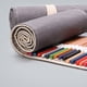 thumbnail image 3 of Matsuzay Nueva lona Wrap Cable Lines Lápiz Bolígrafos Herramientas Accesorios Organizador Roll Up Bag pinturas Gris 20*34cm, 3 of 6