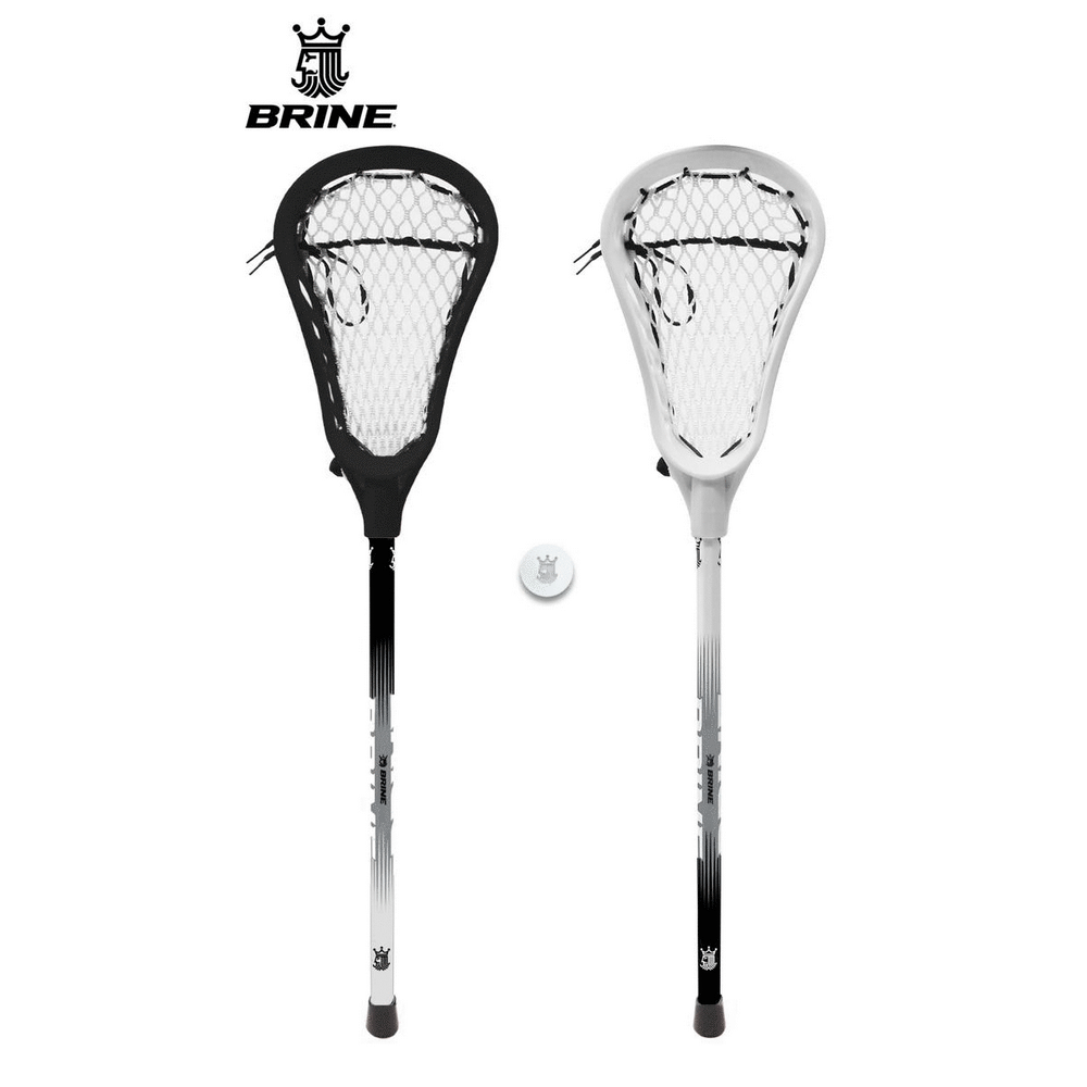 Brine 3pc Lacrosse Stick and Ball Combo Set 2 30" Lacrosse Sticks and