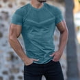 thumbnail image 6 of Workout Shirts for Men - Casual Quick Dry Moisture Wicking T-Shirts Crew Neck Short Sleeve for Gym Athletic Running, 6 of 8