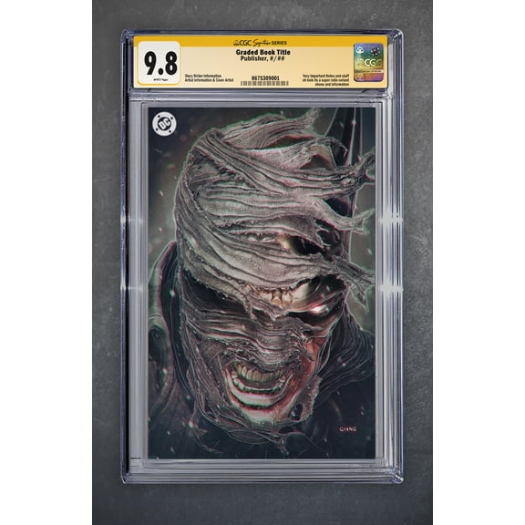 Batman 158 CGC Signature Series 9.8 John Giang Variant B Virgin LTD 1000 Hush 2 H2sh
