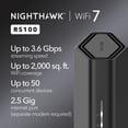 thumbnail image 2 of Router NETGEAR Nighthawk RS100 WiFi 7 Doble Banda 3.6 Gbps, 2 of 8
