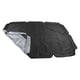 thumbnail image 1 of Swing Canopy 600D Silver Coated Oxford Cloth Waterproof Swing Top Cover for Outdoor Black, 1 of 5