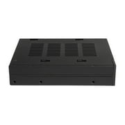 Icy Dock FlexiDOCK MB522SP-B Drive Enclosure for 3.5 - Serial ATA/600 Host Interface Internal - Black - 2 x Total Bay - 2 x 2.5 Bay - Metal, Plastic, Acrylonitrile Butadiene Styrene (ABS)