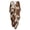 Brown Cow Print Pattern, variant on Leopard Print, Caftan Dress for Women Breathable Moo Moo Dress Loose Fit Lightweight Kaftan Dress for Travel, Home