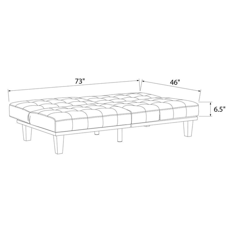 Dhp dexter futon & lounger deals