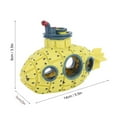 thumbnail image 1 of Yellow Submarine Air Bubbler Stone Set for Fish Tank Aquarium Decoration, 1 of 11