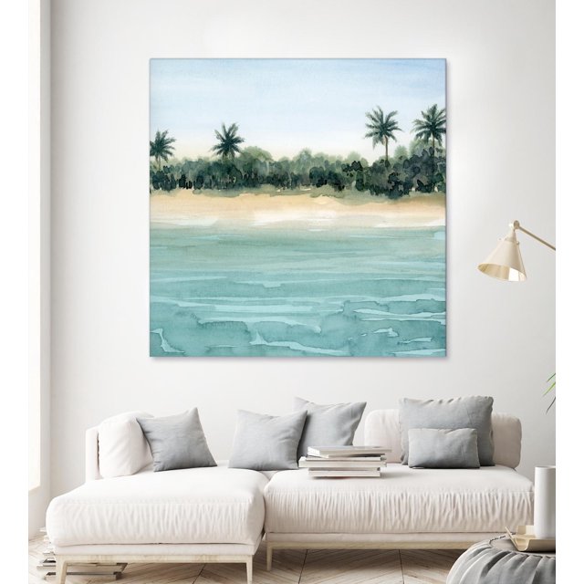 "Paradis II" Fine Art Giant Canvas print 54"x54"