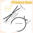 thumbnail image 4 of About 10Pcs Slider Bracelets Making Black Nylon Twist Cords Bracelet Makings Adjustable Bracelet Chains Nylon Twisted Cord Bracelet with Cord End for DIY Bracelet Jewelry Making, 4 of 9