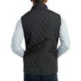 thumbnail image 2 of Men's Diamond Quilted Full Zip Puffer Vest, Black M, 1 Count, 1 Pack, 2 of 3