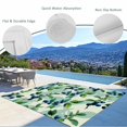 thumbnail image 3 of Blueberry Botanical Outdoor Rug for Patio/Deck/Porch, Non-Slip Large Area Rug 4 x 6 Ft, Green Spring Leaves Branches Indoor Outdoor Rugs Washable Area Rugs, Reversible Camping Rug Carpet Runner, 3 of 8