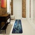 thumbnail image 3 of SKYSONIC 2X6 Feet Funny Cats Fishing Night Runner Rug with Rubber Backing, Abstract Cute Kitten Non Slip Entryway Rug Runner Washable Soft Area Rug Carpet for Hallway Bedroom Kitchen Decor, 3 of 6