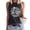 Black, variant on Womens Tank Top Gothic Vintage Casual Sleeveless Outfits 2026 Navy S