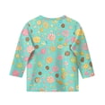 thumbnail image 3 of XADYUY Girls Tshirts Summer 3/4 Sleeve Tshirt Candy Graphic Toddler T-Shirt Casual Crewneck Cotton Loose Tee Tops Girls 14-16 Years,Green, 3 of 4