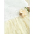 thumbnail image 5 of Infant Girls Summer Short Sleeve Dresses Flowers Mesh Tulle Princess Party Dress, 5 of 8