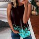 thumbnail image 2 of Playeras,Blusas y Tops,Ropa para Mujer Tank Top Para Mujeres Workout Camiseta de verano sin mangas con cuello redondo y estampado de mujer Camiseta sin mangas para mujer Camis (Sky Blue, L), 2 of 6