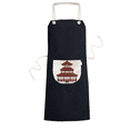 thumbnail image 1 of Chine Architecture Temple Repère Modèle Tablier Bavoir Sarong Cuisson Cuisine Poche Pinafore, 1 of 3