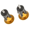 thumbnail image 4 of GARENDE 4x1 Pair Aluminum Alloy Handlebar Grips Handle Bar End Gold 4 Pcs, 4 of 9