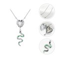 thumbnail image 2 of MasteelfCA 1Pc Stylish Necklace Snake Shaped Neck Pendant Delicate Jewelry Accessory, 2 of 7