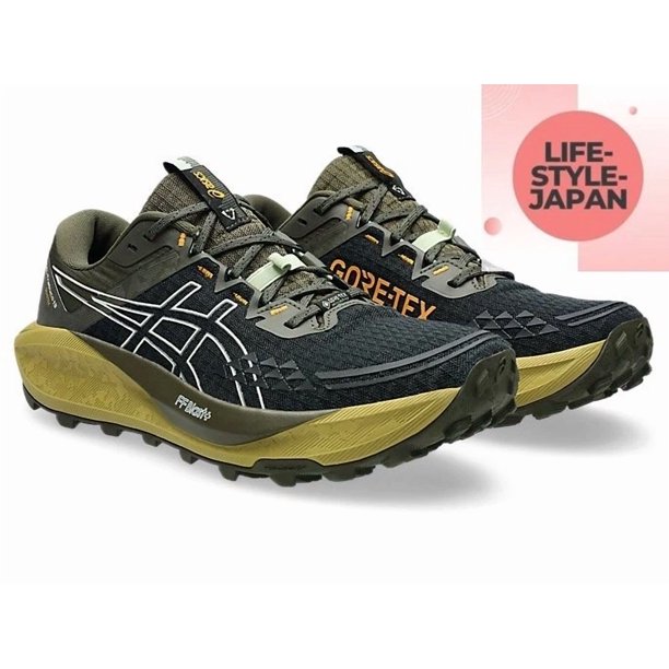 ASICS GEL-Trabuco 13 GTX 1011B978 003 Black/Whisper Green Men Running Shoes