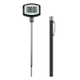 thumbnail image 2 of Wosthever Termómetro de cocina LCD con sonda larga Medidor de temperatura para asar carne Medidor térmico alimentado por batería Chef de Termómetros, 2 of 6