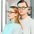 thumbnail image 6 of BONCAMOR 5 Pack Reading Glasses for Men and Women Oval Frame Fashion Eyeglasses, 6 of 8