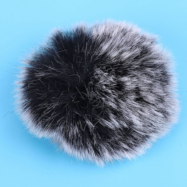 Protector de Parabrisas Peludo para Micrófono, Protector de Parabrisas de Micrófono para Exteriores Peludo, Cubierta de Viento de Micrófono, Filtro Pop de Piel para WM6/WM8/M1