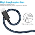 thumbnail image 5 of 5Pack (6.6FT) Fast Charging 3A USB-C to USB-A Cable Rapid Charger Quick Cord Compatible Samsung Galaxy S10 S9 S8 Plus, Note 10 9 8, LG V50 V40 G8 G7(White), 5 of 6