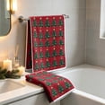 thumbnail image 6 of 2 Pack Christmas Hand Towels, Christmas Tree Kitchen Towels, Soft Absorbent Holiday Dish Towels for Bathroom Kitchen Decor, Xmas Gift, 15.7 x 23.6 inch, 6 of 6