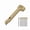 Khaki, variant on Black Tent Stake Hammer With Nail Puller Multipurpose Camping Mallet