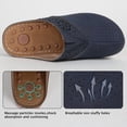 thumbnail image 3 of Ecetana Women's Clogs Slip On Leather Mules Comfort Massage Closed Toe Wedge Sandals, 3 of 5