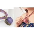 thumbnail image 3 of Necklaces Pendants Bohemian Rhinestone Statement Necklace Pendant Women Accessories Crafted Jewelry Fashion,One Size,Dark Purple, 3 of 8