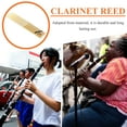 thumbnail image 3 of WHAMVOX 10Pcs Clarinet Reeds Strength 25 Durable Woodwind Instrument Accessories, 3 of 7