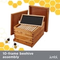 thumbnail image 3 of JUMBL Complete 30 Pcs. Bee Keeping Starter Kit with Suit, Guide, Tools & Sheets - Wax Coated, 3 of 8