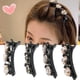 thumbnail image 3 of Clips para el Cabello, Clip de Pato de Doble Capa Brillante 4pcs Portátiles para Diariamental para Mujeres, 3 of 7