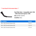 thumbnail image 2 of Fuel Filler Neck - Compatible with 1998 - 2002 Chevy Express 1500 1999 2000 2001, 2 of 2